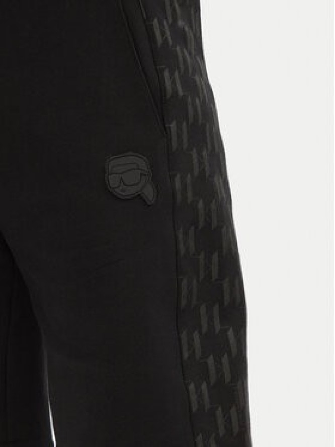 KARL LAGERFELD Szorty sportowe 705071 552951 Czarny Regular Fit
