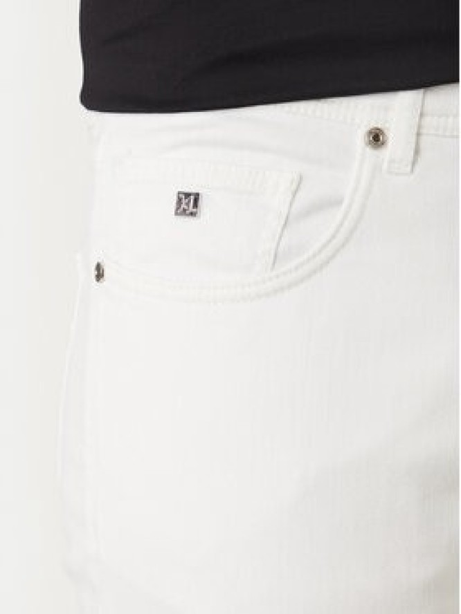 KARL LAGERFELD Jeansy 265501 562820 Biały Slim Fit