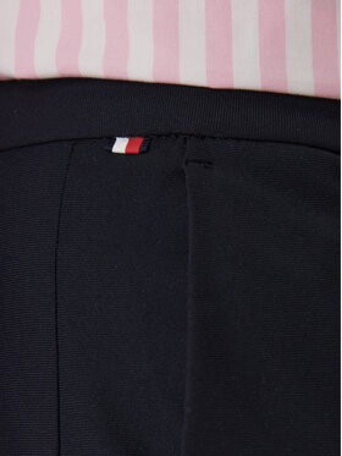 Tommy Hilfiger Chinosy Denton MW0MW43408 Granatowy Slim Fit