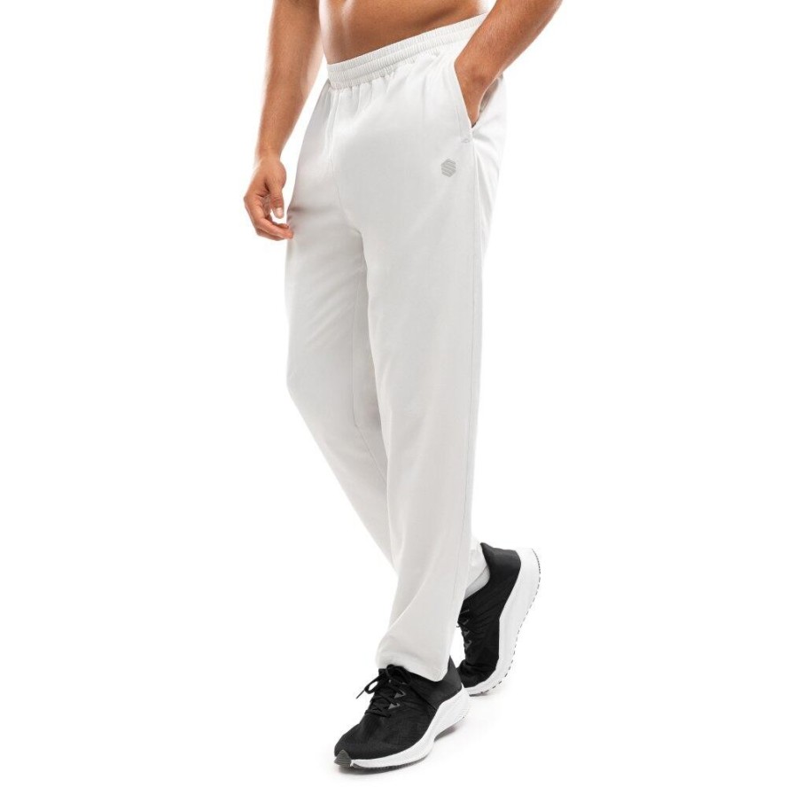 Męskie spodnie dresowe o luźnym kroju Fitness Siroko Function Gray