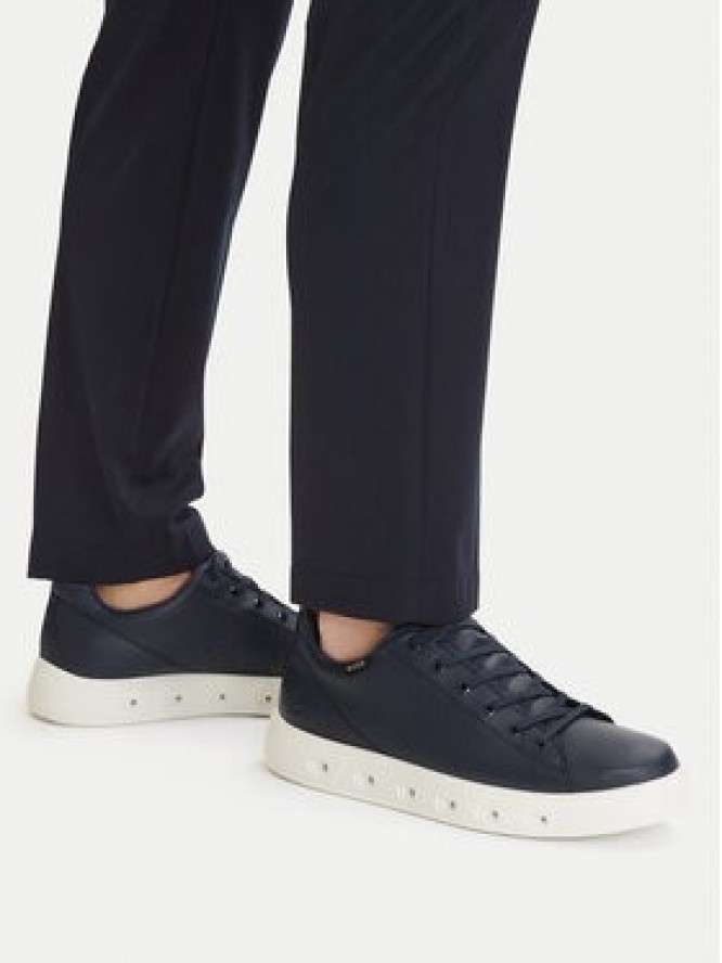 ECCO Sneakersy Street 720 52088401038 Granatowy
