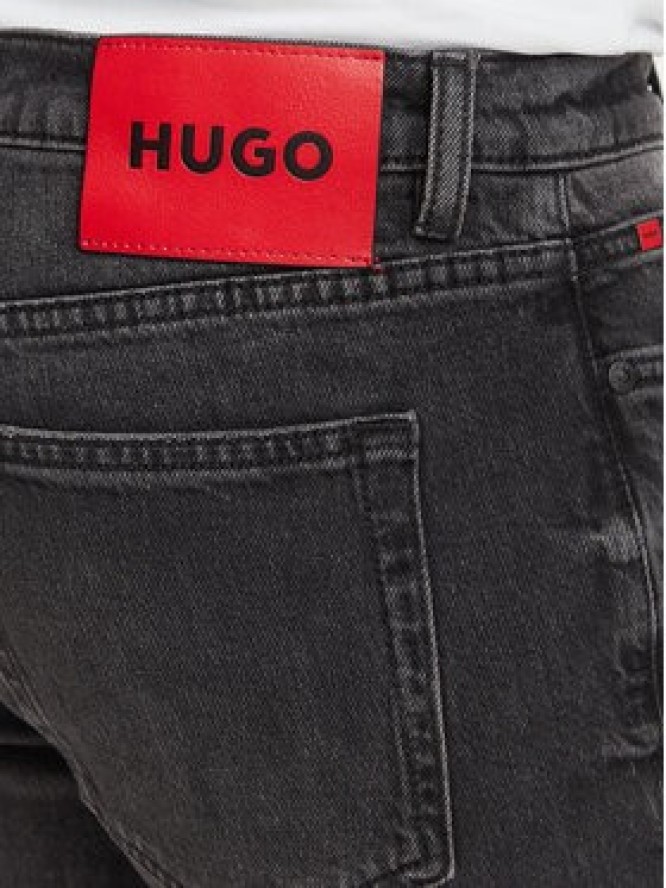 HUGO Jeansy 50561248 Szary ciemny Extra Slim Fit