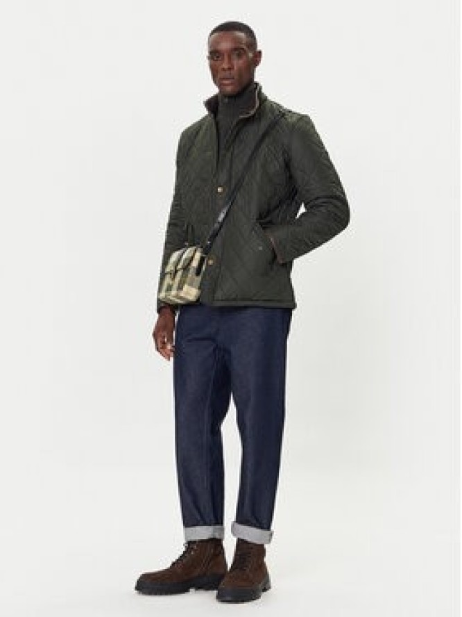 Barbour Kurtka przejściowa MQU0281GN72 Zielony Slim Fit