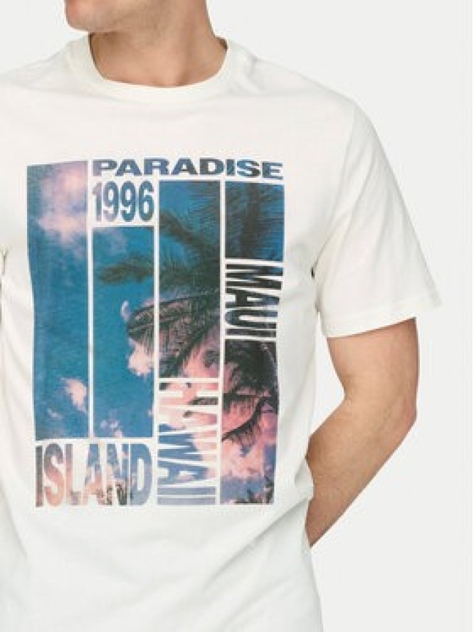 Only & Sons T-Shirt Magdy 22029454 Biały Regular Fit