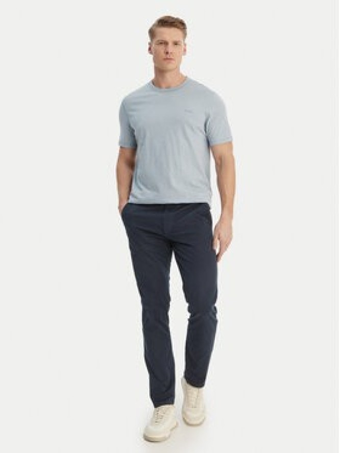BOSS Chinosy Chino 50554754 Granatowy Slim Fit
