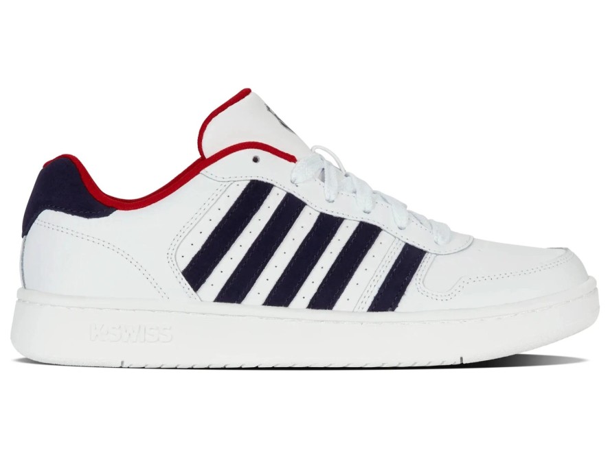 Buty - sportowe - męskie - K-SWISS - COURT PALISADES - peacoat biały