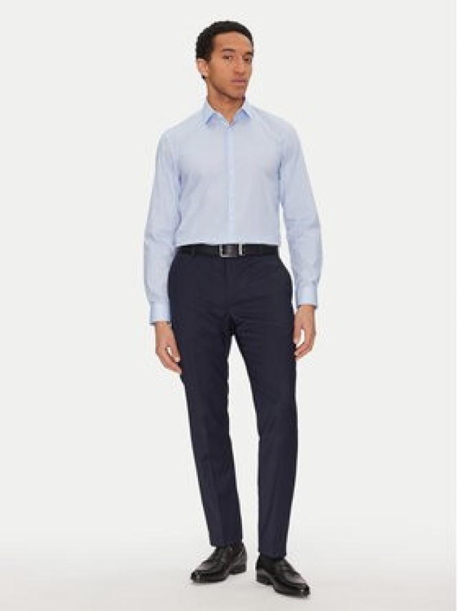 Calvin Klein Koszula K10K114312 Niebieski Slim Fit