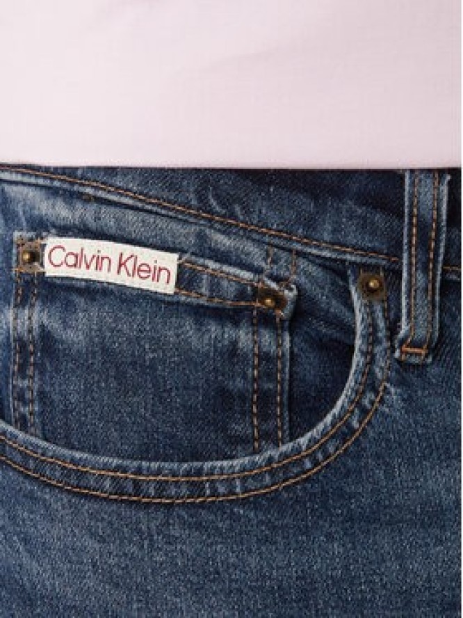 Calvin Klein Jeans Jeansy LV04RB758G Niebieski Slim Fit