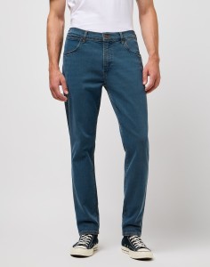 WRANGELR LARSTON MĘSKIE SPODNIE JEANSOWE JEANSY DŻINSY STORMY WASH 112360394 W18S017437