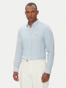 Tommy Hilfiger Koszula MW0MW34602 Błękitny Regular Fit