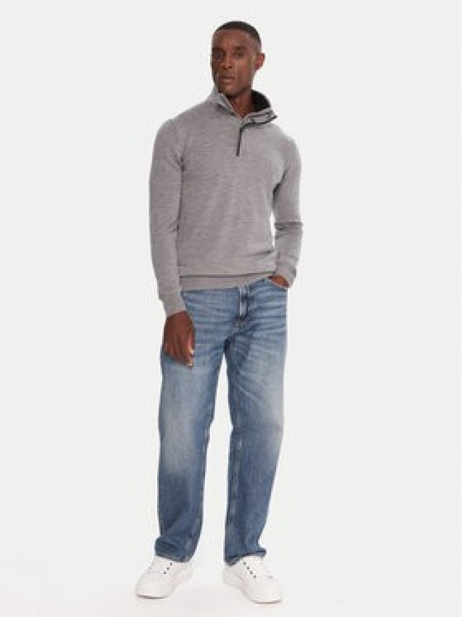 KARL LAGERFELD Sweter 655005 554399 Szary Slim Fit