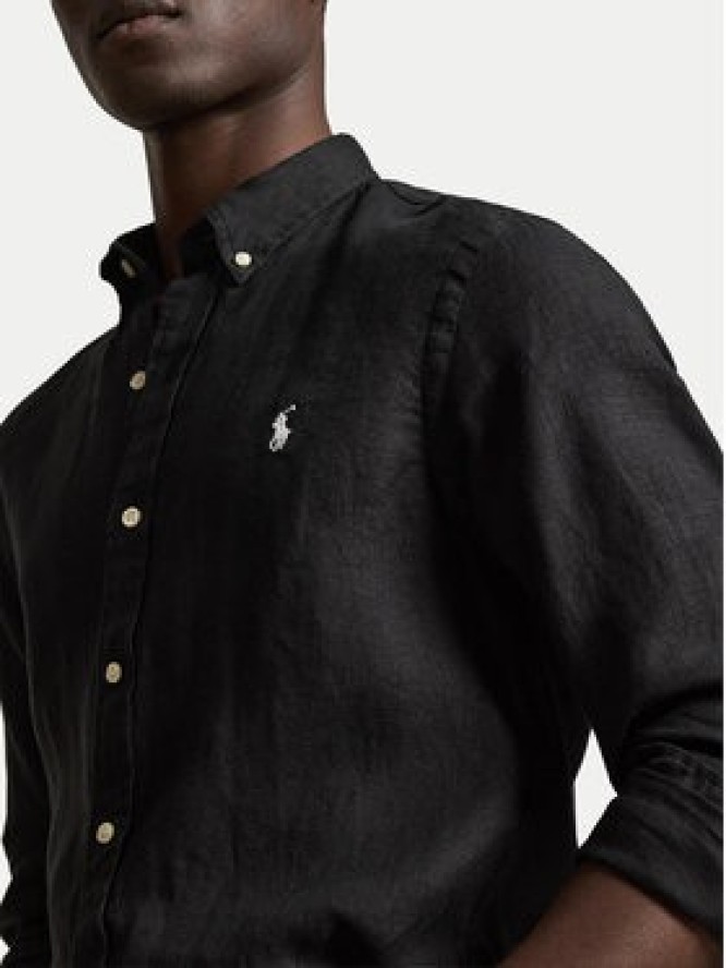 Polo Ralph Lauren Koszula 710968915503 Czarny Slim Fit