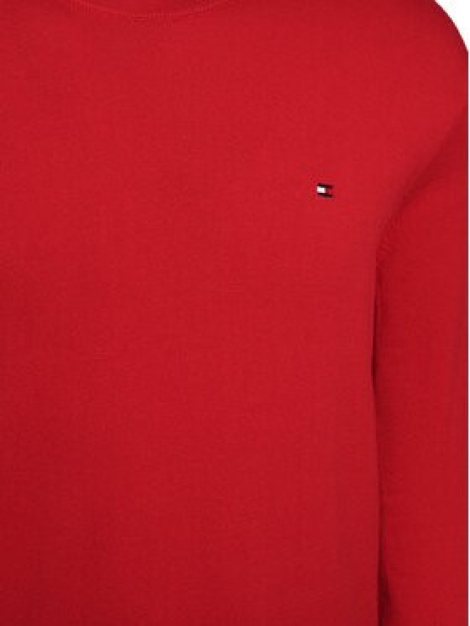 Tommy Hilfiger Sweter Essential Ssnl MW0MW39999 Czerwony Regular Fit
