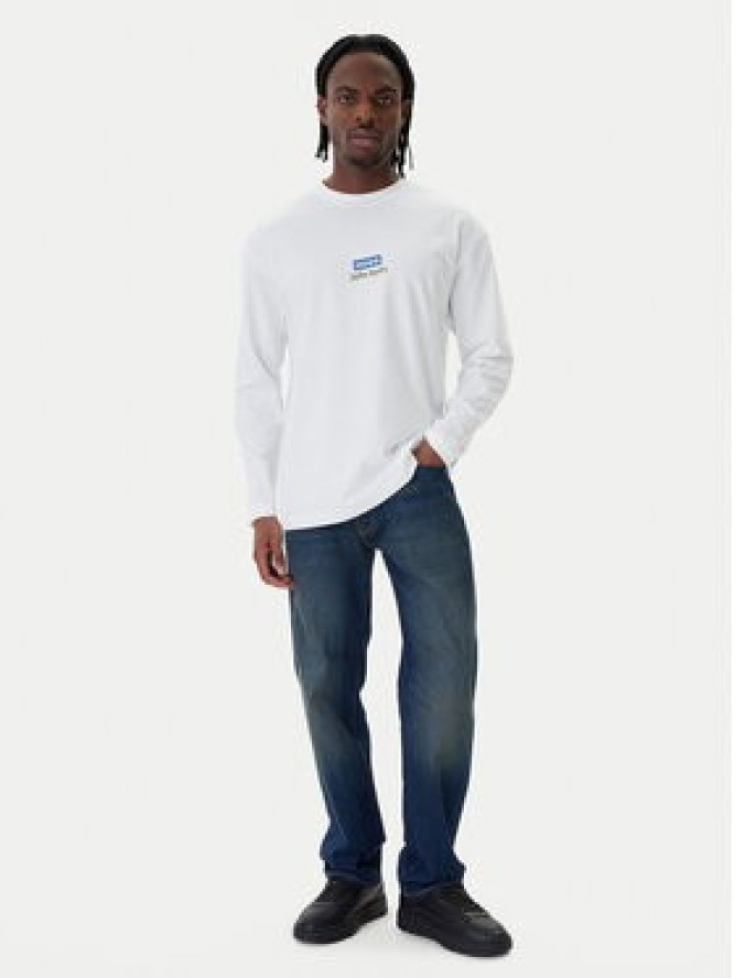 HUGO Longsleeve Nichaboso JJK 50554835 Biały Relaxed Fit