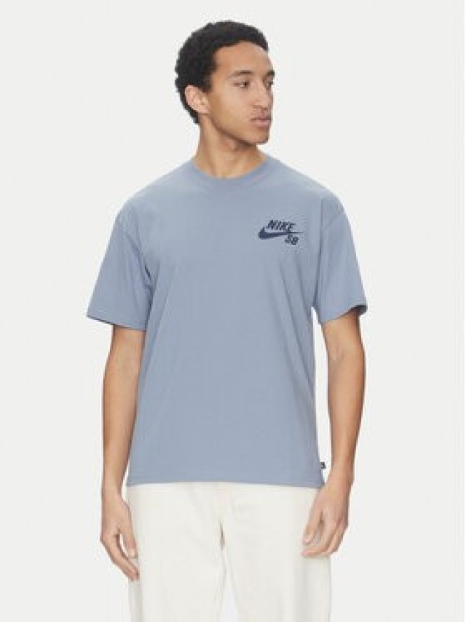 Nike T-Shirt DC7817 493 Niebieski Regular Fit