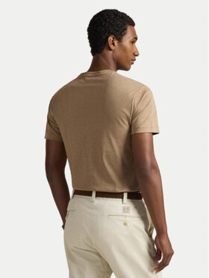 Polo Ralph Lauren T-Shirt 710740727103 Beżowy Custom Slim Fit