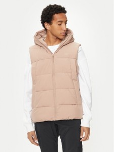 4F Bezrękawnik 4FWAW24TVJAM144 Brązowy Regular Fit