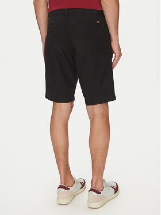 Napapijri Szorty materiałowe Nakuru 6 NP0A4HRV Czarny Regular Fit