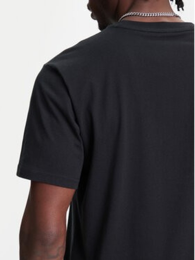 Converse T-Shirt Neon Sign All Star Patch 10027722-A01 Czarny Regular Fit