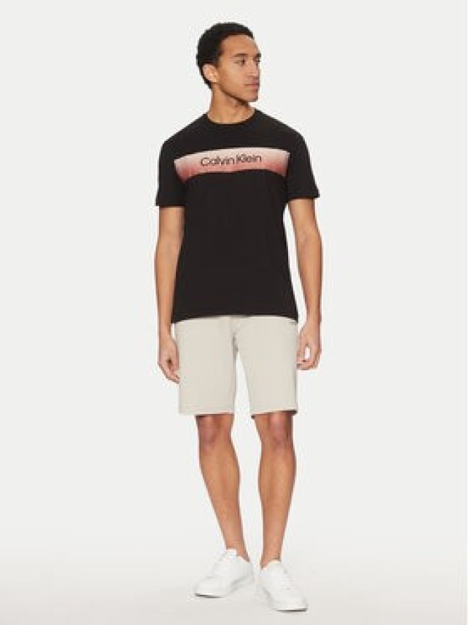 Calvin Klein T-Shirt K10K114163 Czarny Regular Fit