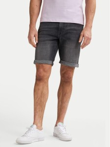 Petrol Industries Szorty jeansowe M-1050-SHO002 Szary Regular Fit