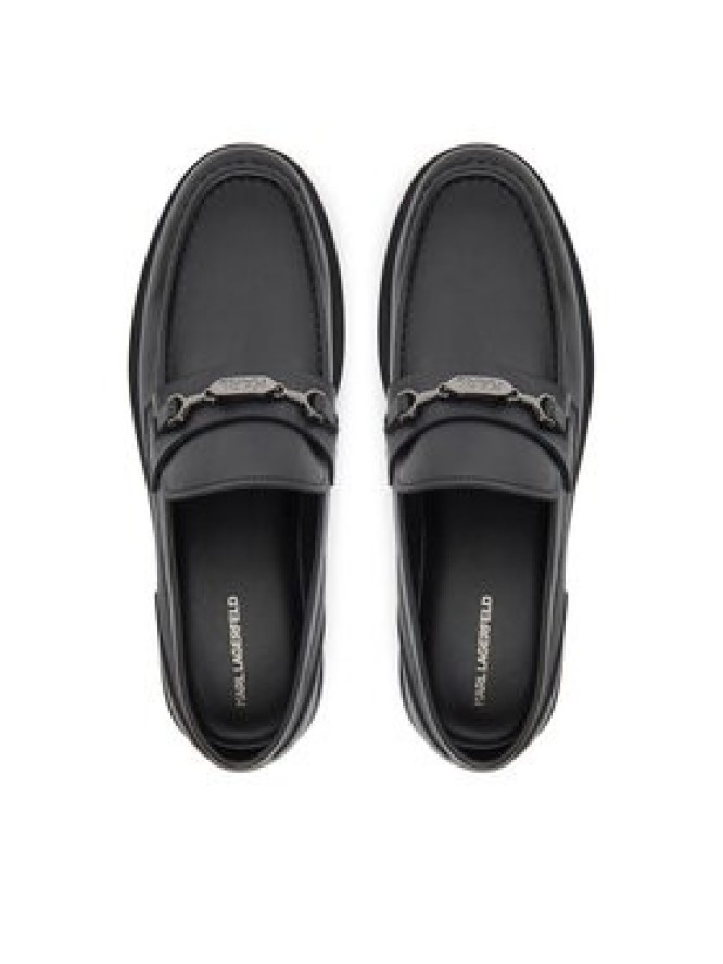 KARL LAGERFELD Mokasyny Kingston KL12215 Czarny