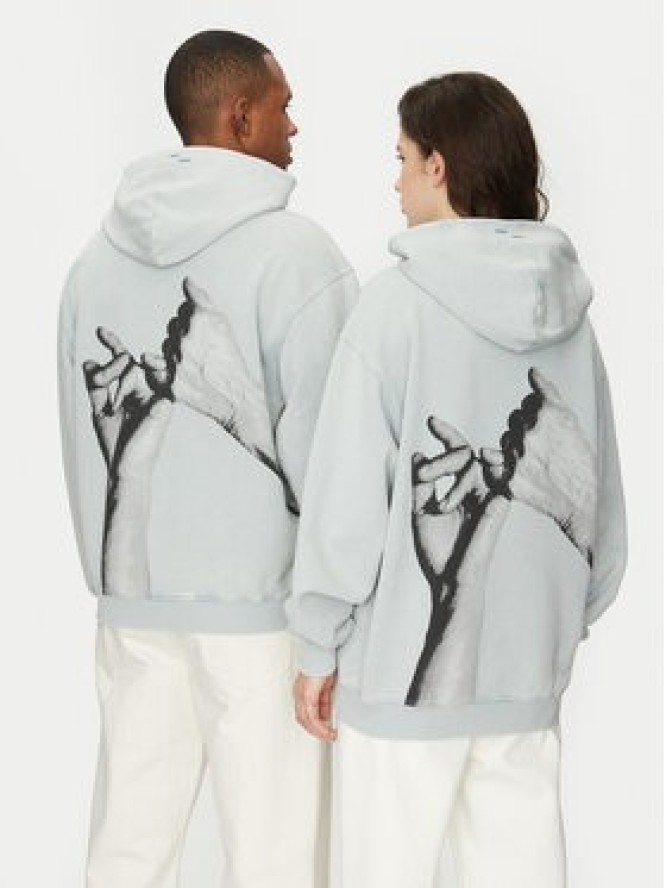 Filling Pieces Bluza Unisex Pinky Promise 8069983 Zielony Regular Fit