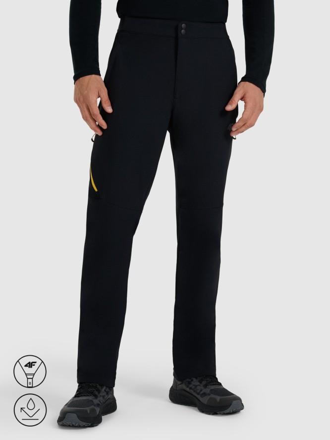 4F Spodnie trekkingowe męskie - czarne XXL