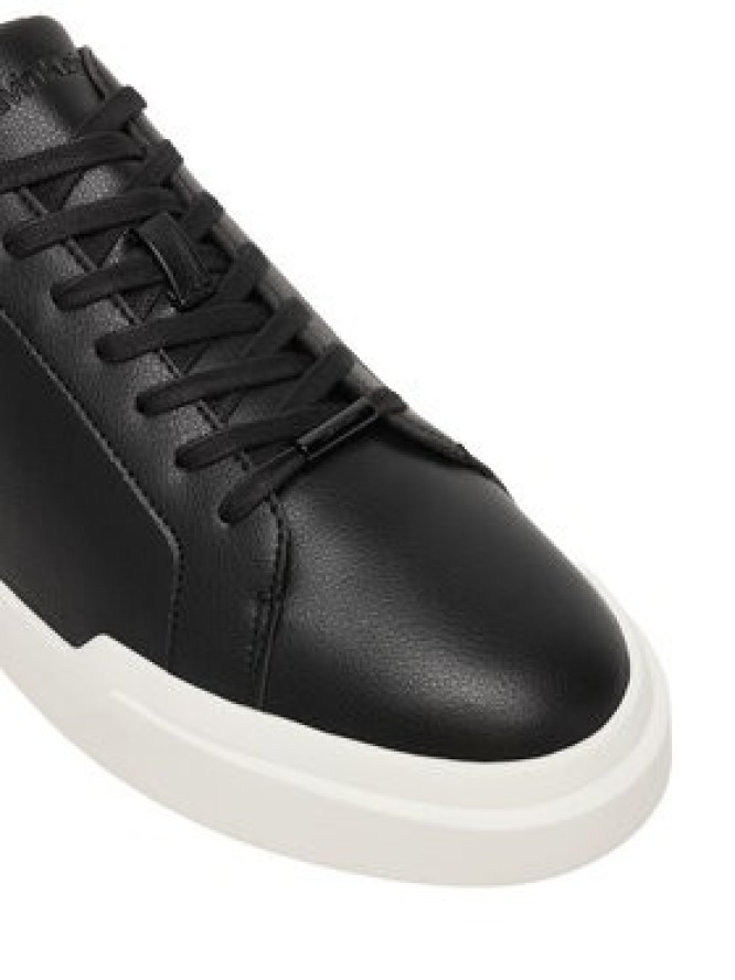Calvin Klein Sneakersy Chunky Cupsole Laceup Clean Lth HM0HM02239 Czarny