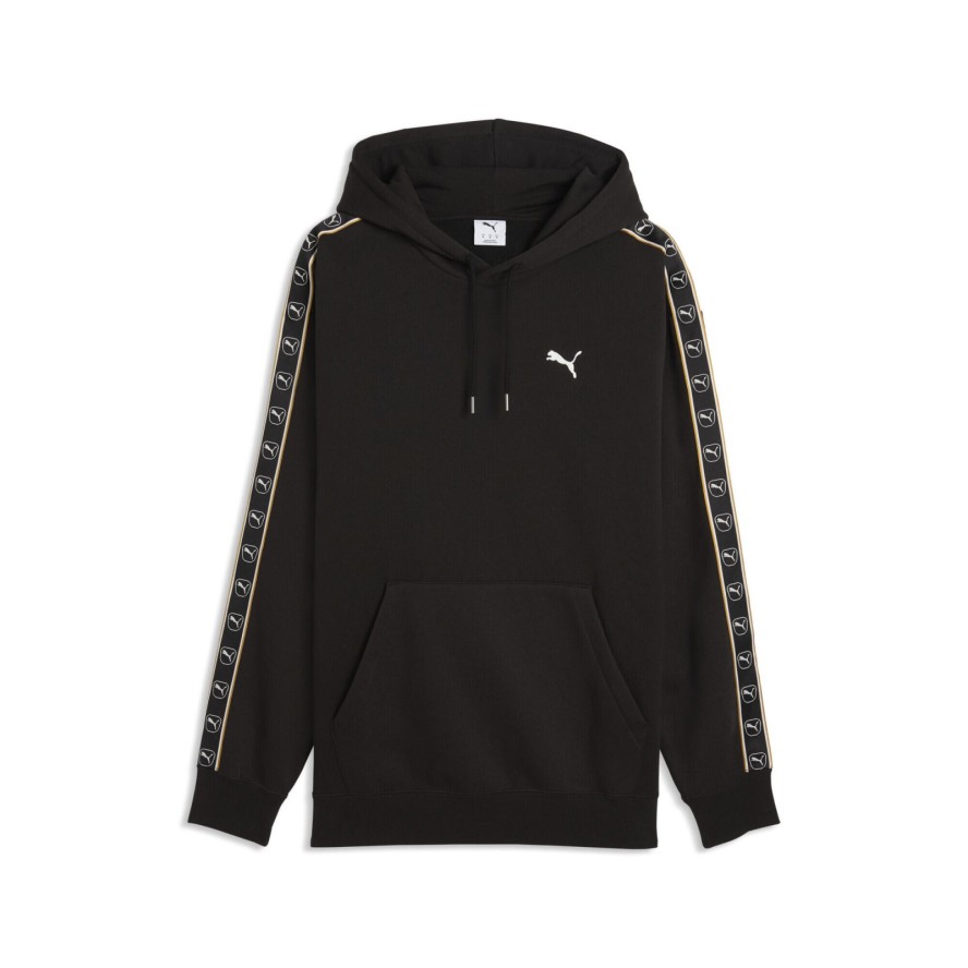 Męska bluza z kapturem Essentials Elevated Tape o luźnym kroju PUMA