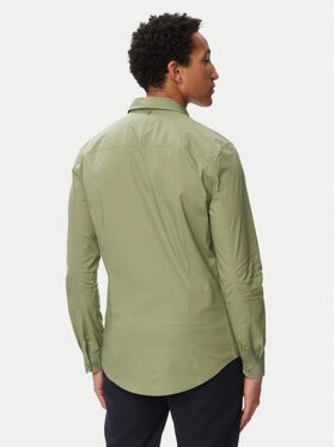Tommy Jeans Koszula Original DM0DM04405 Zielony Slim Fit