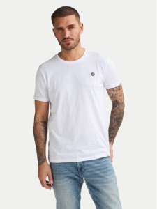Petrol Industries T-Shirt M-ROS-TSR002 Biały Regular Fit