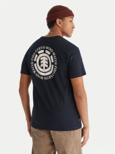Element T-Shirt Seal BP SS ELYZT00596 Granatowy Regular Fit