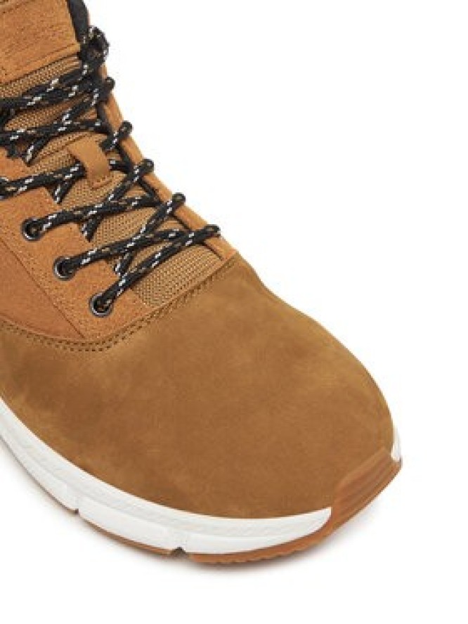 Tommy Hilfiger Trzewiki Hilfiger W Nbk Sde Hybrid Boot FM0FM05609 Khaki