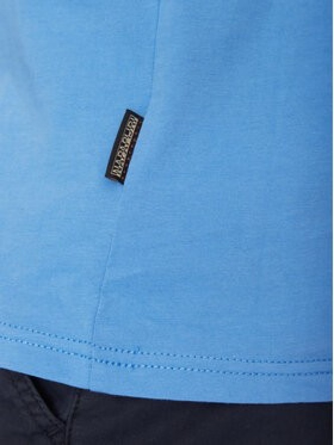 Napapijri T-Shirt Salis NP0A4H8D Niebieski Regular Fit