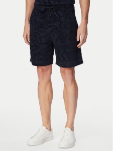BOSS Szorty sportowe Se_Flower 50566816 Granatowy Regular Fit