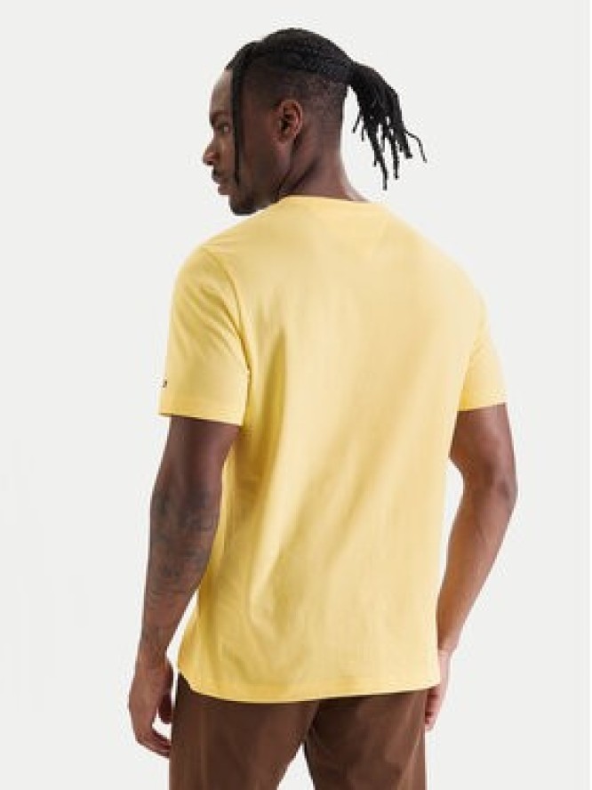 Tommy Hilfiger T-Shirt Brand Love MW0MW42365 Żółty Regular Fit