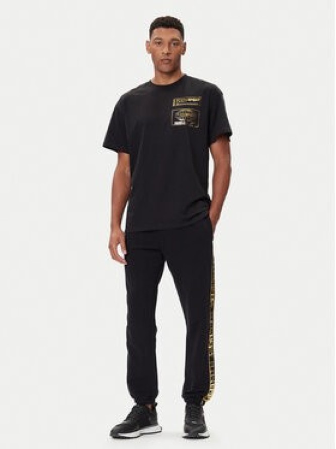 Plein Sport T-Shirt FAEC MTK8354 STE001N Czarny Loose Fit