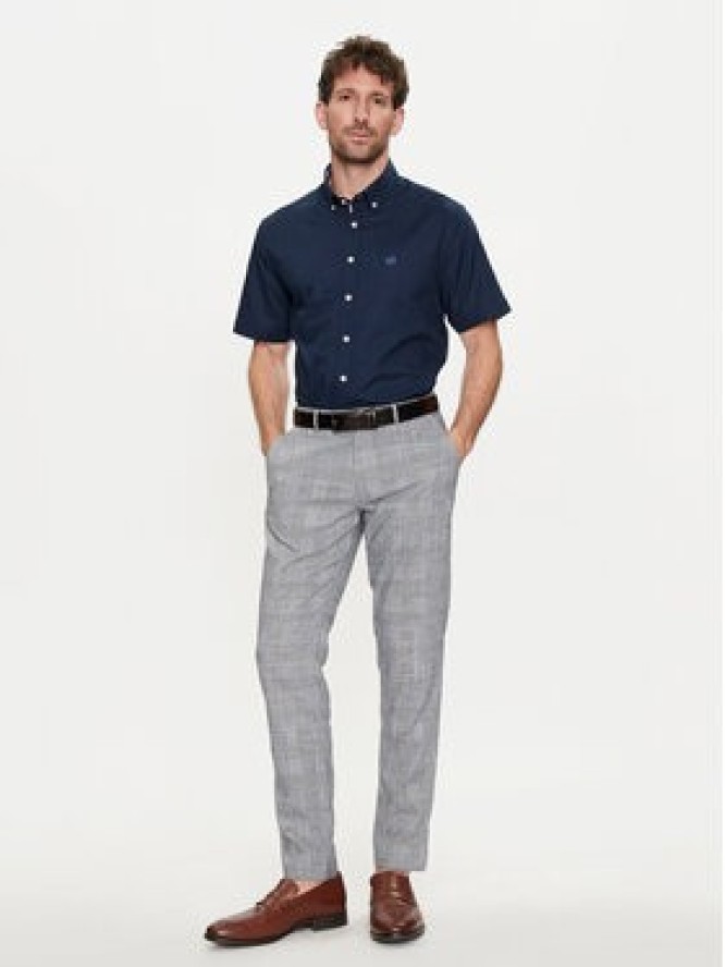 Bugatti Chinosy 4380 56213A Niebieski Slim Fit