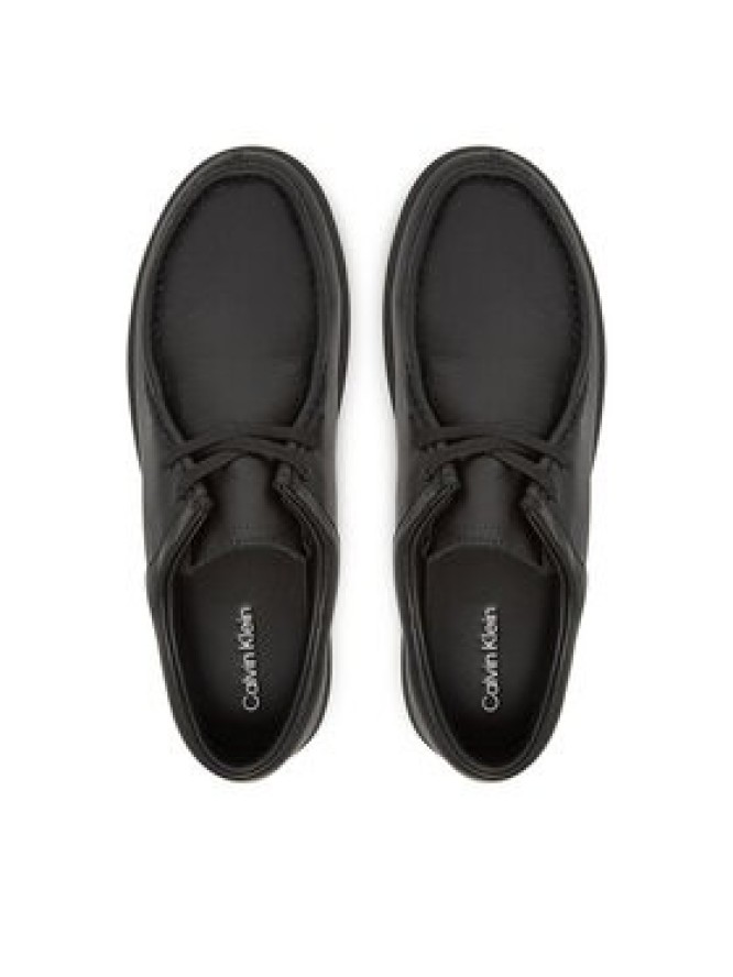Calvin Klein Półbuty Hybrid Apron Lace Up Lth HM0HM01893 Czarny