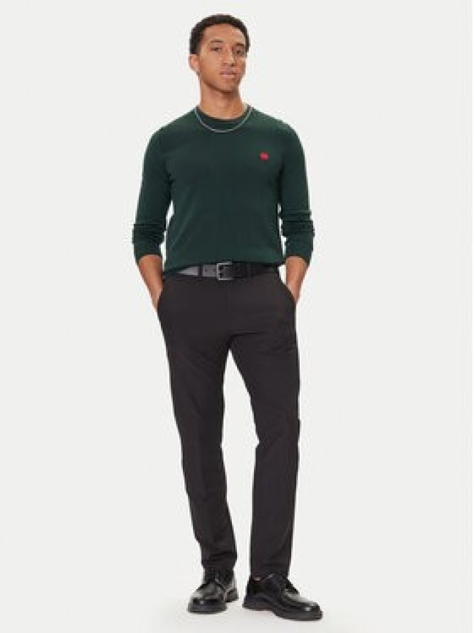 HUGO Sweter San Cassius-C1 50475083 Zielony Regular Fit