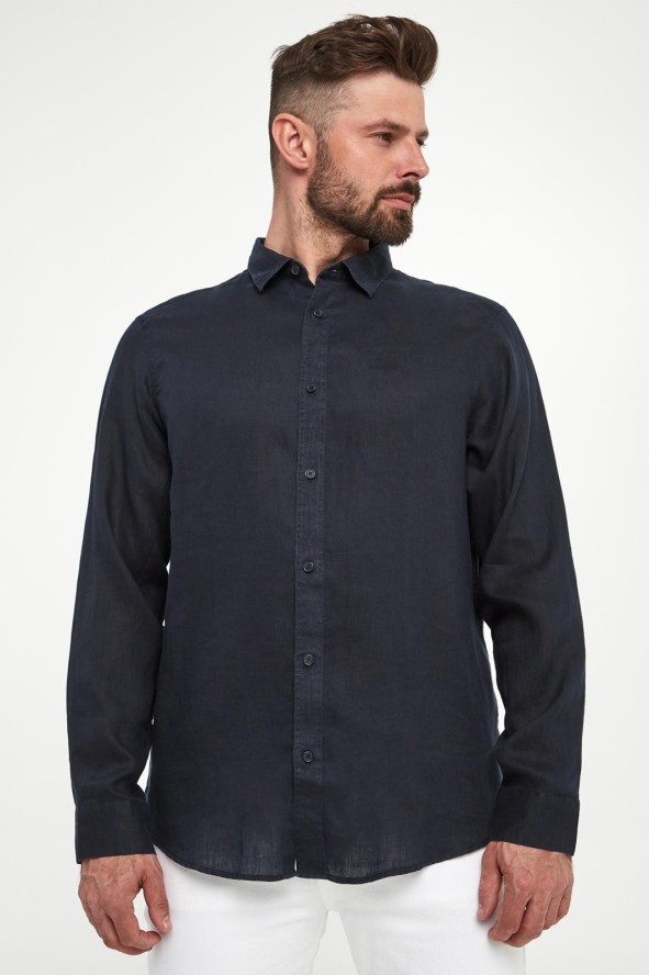 Koszula męska lniana ARMANI EXCHANGE