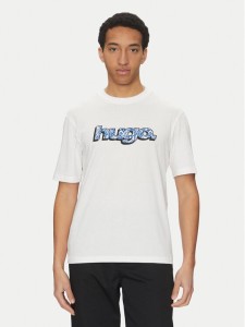 HUGO T-Shirt Nugibol 50542932 Biały Regular Fit