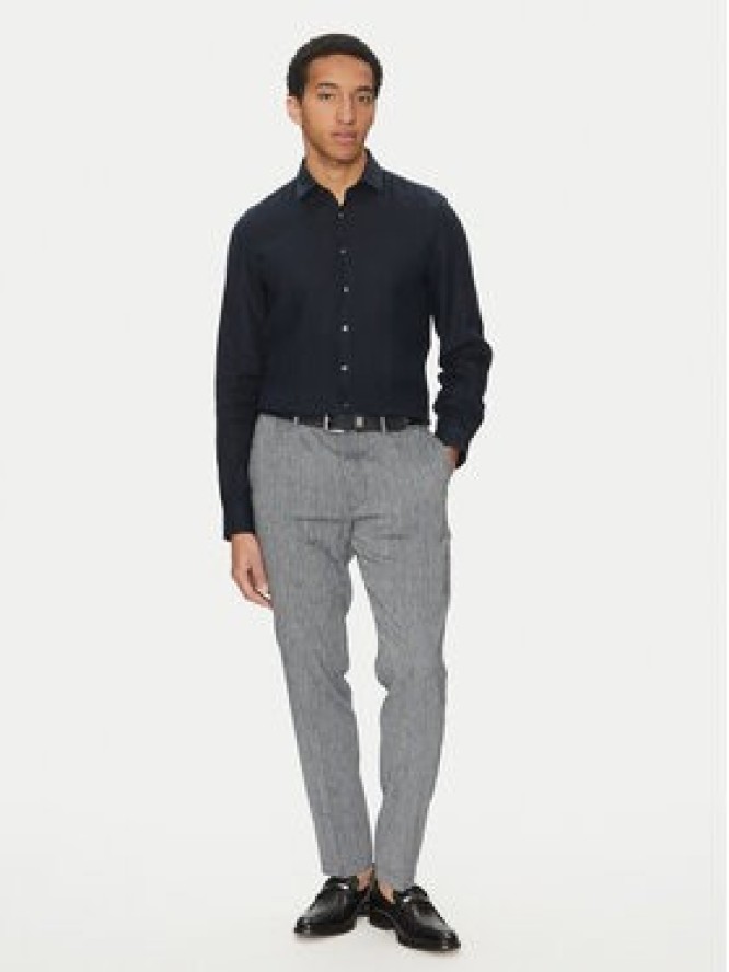 Calvin Klein Koszula K10K109286 Granatowy Slim Fit