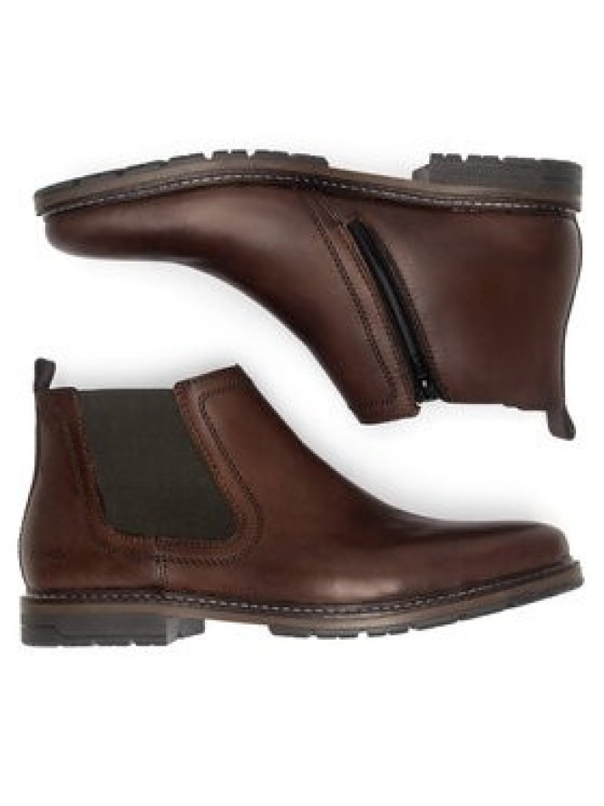 Rieker Botki 13757-25 Brązowy