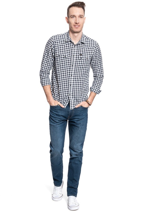 JEANSY MĘSKIE LEE AUSTIN DARK DIAMOND L733CVFT 112119865