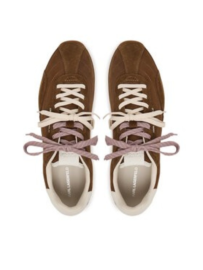 KARL LAGERFELD Sneakersy KL55922L Brązowy