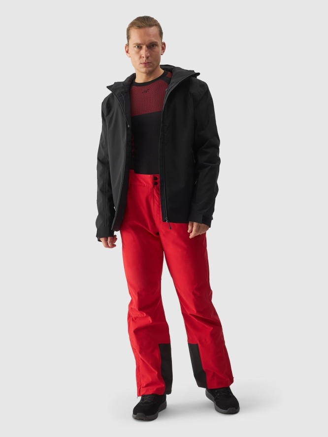 4F Kurtka narciarska membrana 5000 męska - czarna S