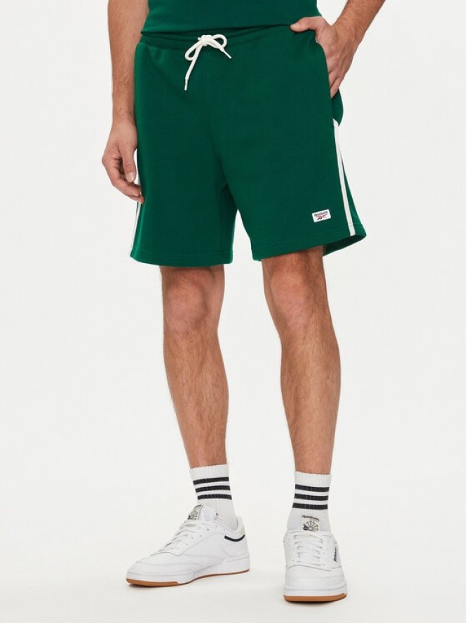 Reebok Szorty sportowe Court Sport 100075659 Zielony Regular Fit
