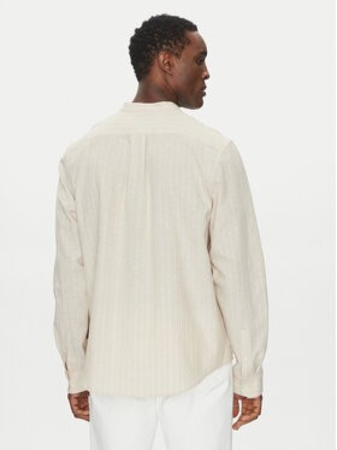 Michael Kors Koszula CS5409XHG8 Beżowy Regular Fit